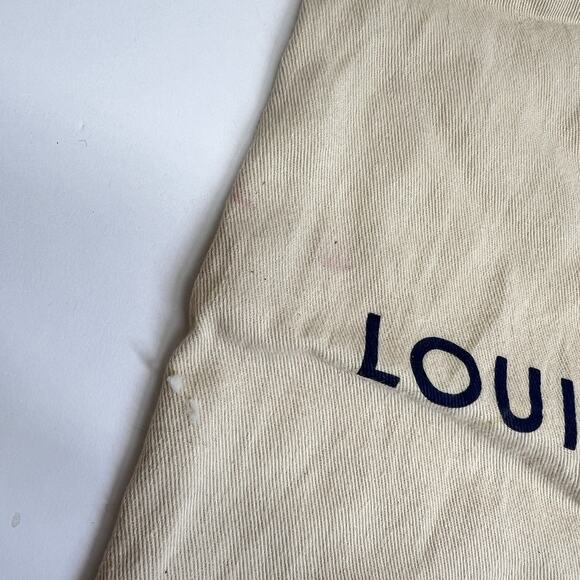 Louis Vuitton Drawstring Dust Bag Cover Cotton - 18" x 11.5" - Picture 3 of 5